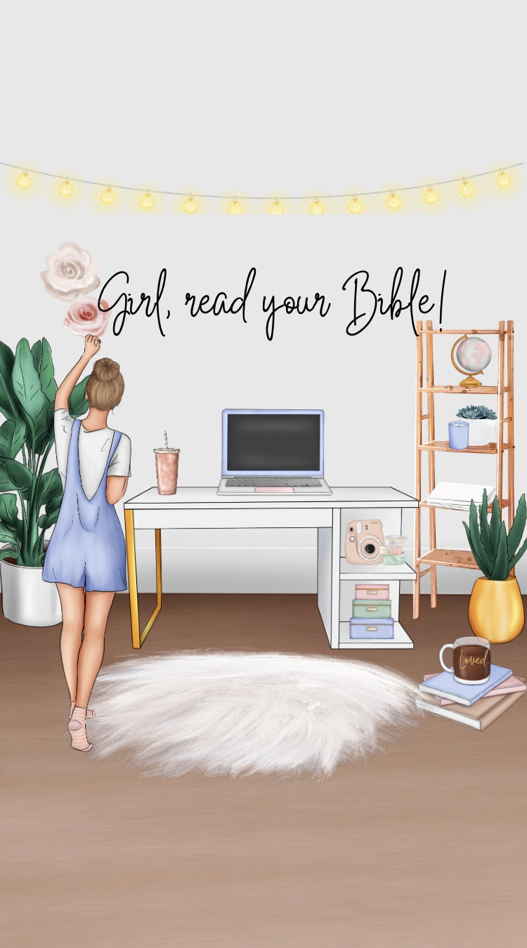 Girl Read your Bible!