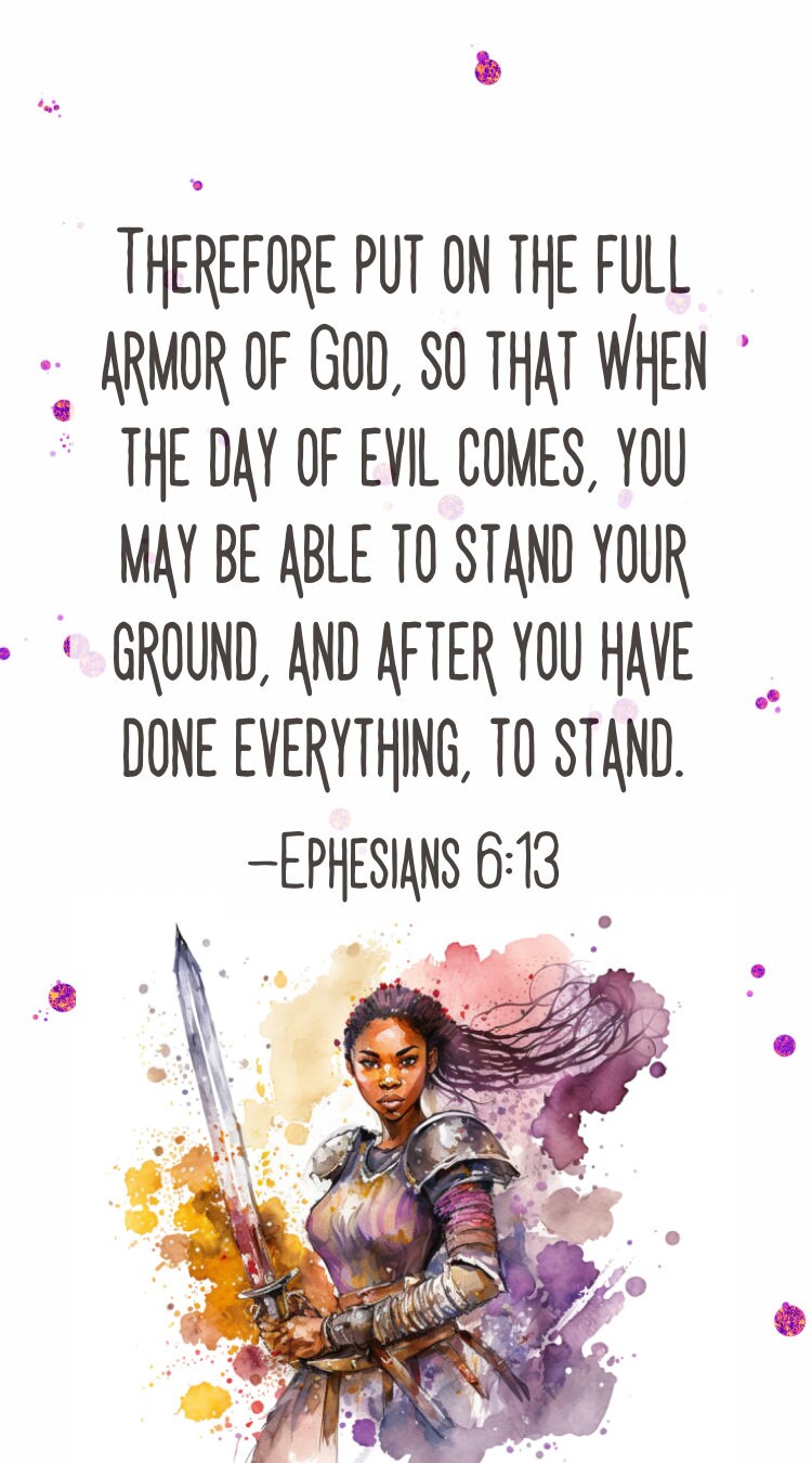 Watercolor Prayer Warrior