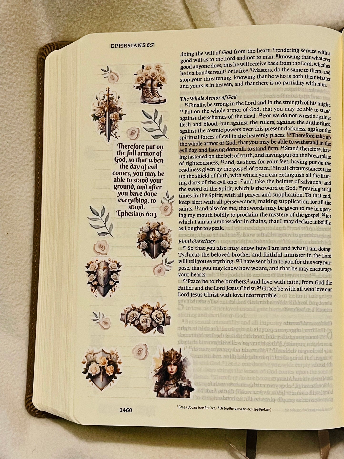 Ephesians 6:13 Sticker Sheet