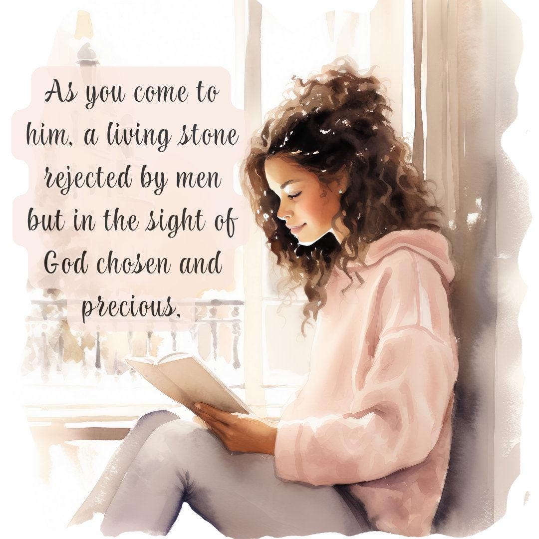 1 Peter 2:4