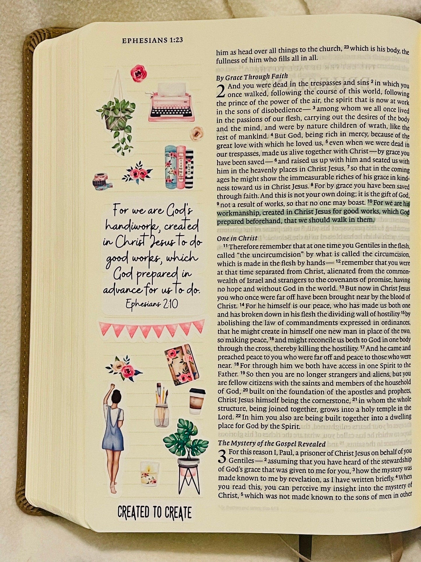 Ephesians 2:10 Sticker Sheet