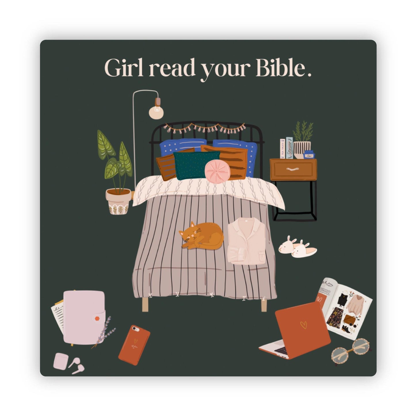 Girl Read your Bible