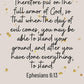Ephesians 6:13