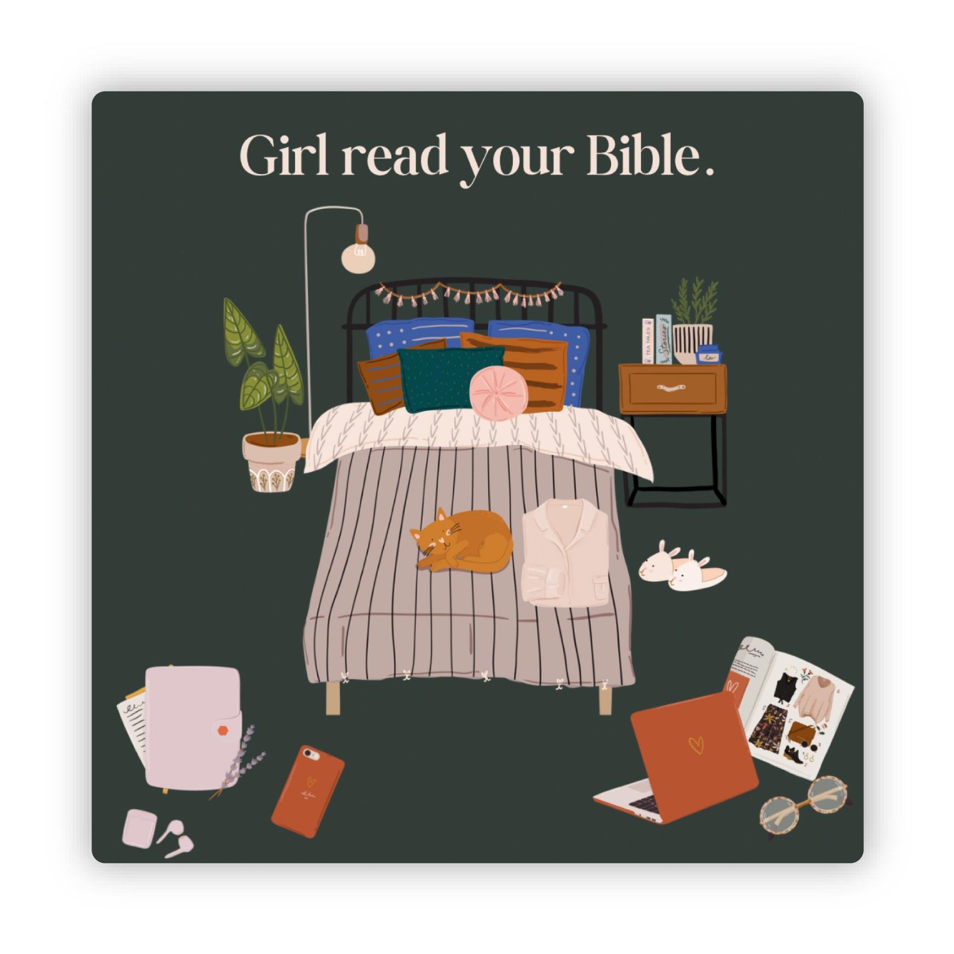 Girl Read your Bible